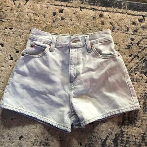 Levis wide leg shorts